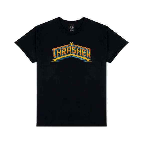 THRASHER LUCHADORA S/S TEE BLACK