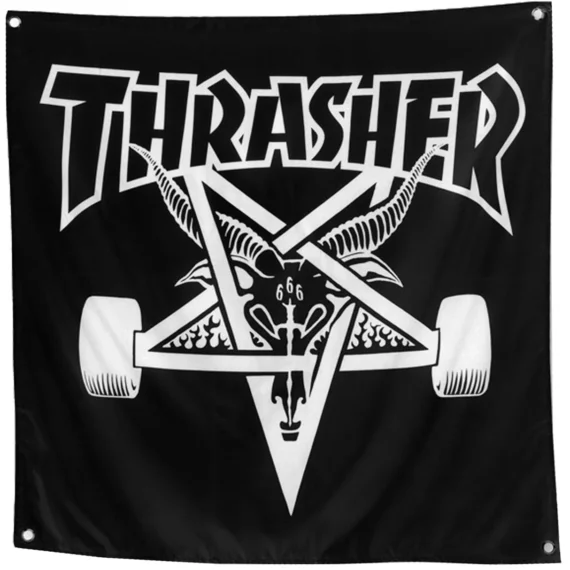 THRASHER SKATEGOAT BANNER (CLOTH)
