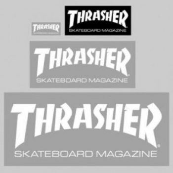 THRASHER SKATE MAG MEDIUM STICKER (PACK)