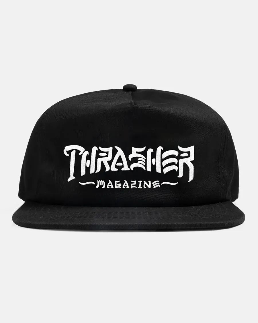 THRASHER THRASH & DESTROY SNAPBACK BLACK OS