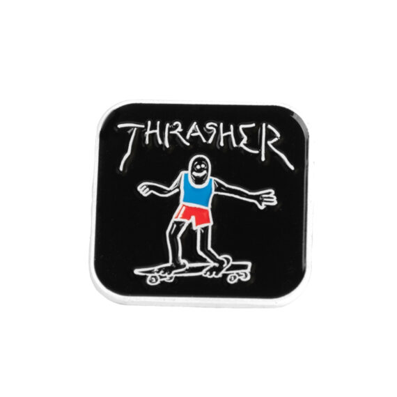 THRASHER GONZ LAPEL PIN