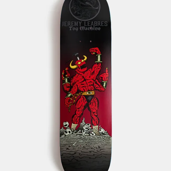 TOY MACHINE LEABRES DEATH FIGHT DECK 8.25