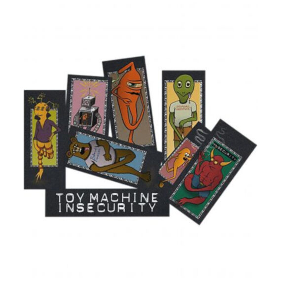 TOY MACHINE INSECURITY GRIP STICKER (1 PACK)