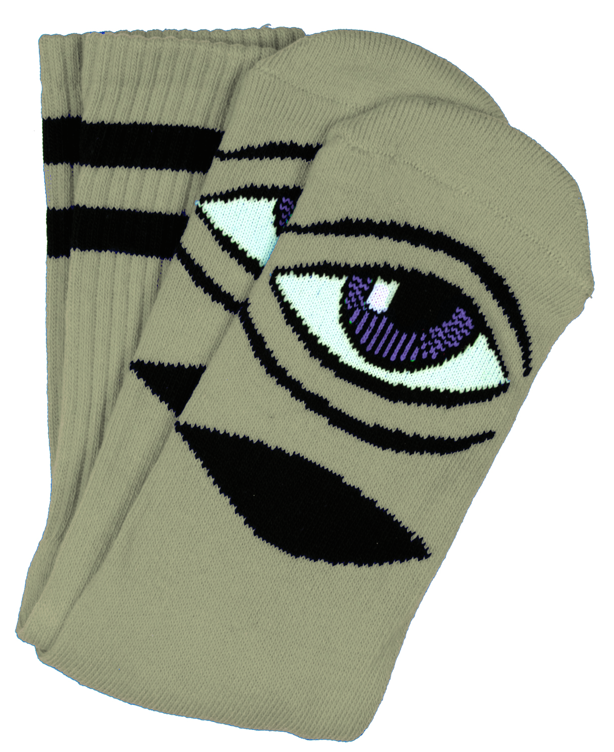 TOY MACHINE SECT EYE SOCK SAND OS