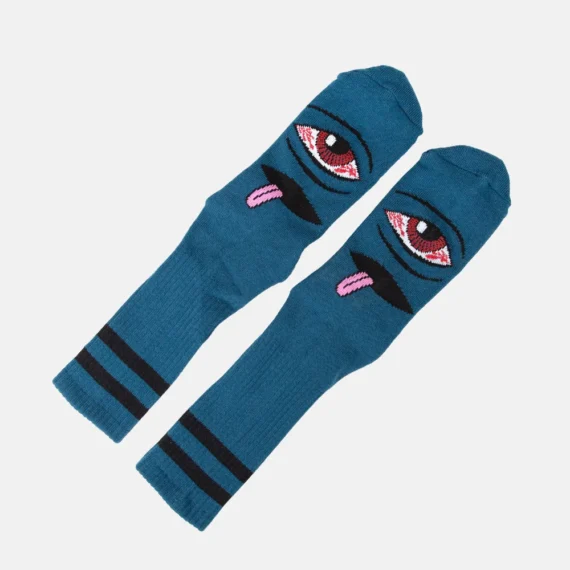 TOY MACHINE BLOODSHOT EYE SOCK SLATE OS