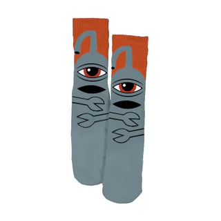 TOY MACHINE SECT HUG SOCK GREY OS