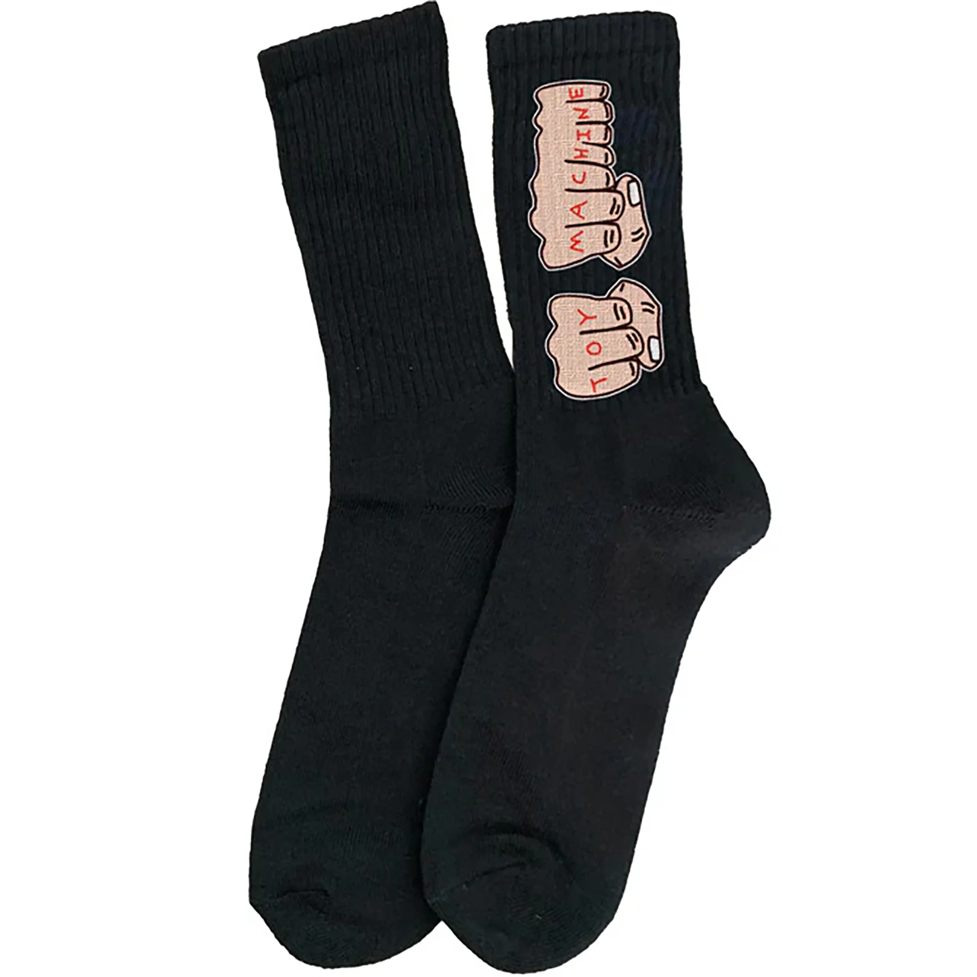 TOY MACHINE FISTS SOCK BLACK OS