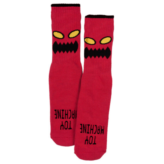 TOY MACHINE MONSTER YOUTH SOCK RED OS
