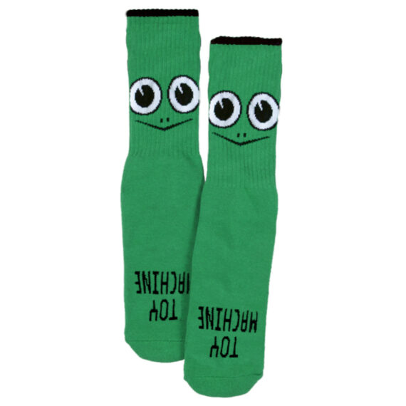 TOY MACHINE TURTLE FACE YOUTH SOCK GREEN OS