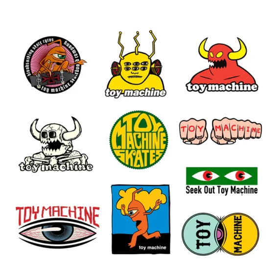 TOY MACHINE STICKER PACK 2 (10 PACK)