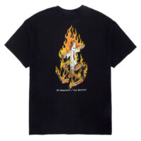 TOY MACHINE CHARRED CROSS S/S TEE BLACK