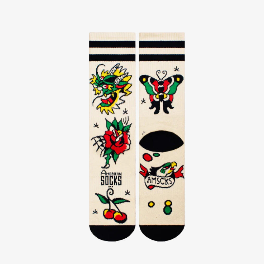 AMERICAN SOCKS FLASH FEVER MID HIGH OS