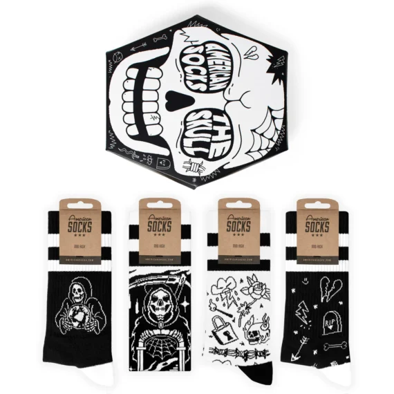 AMERICAN SOCKS THE SKULL GIFTBOX OS