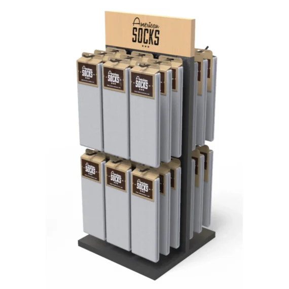 AMERICAN SOCKS DISPLAY 12 (65.5X36.5X8)