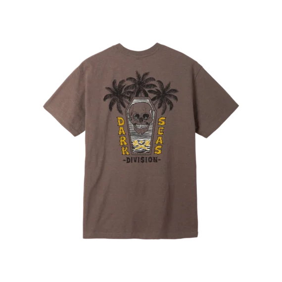 DARK SEAS FOREMOST S/S TEE HEATHER BROWN