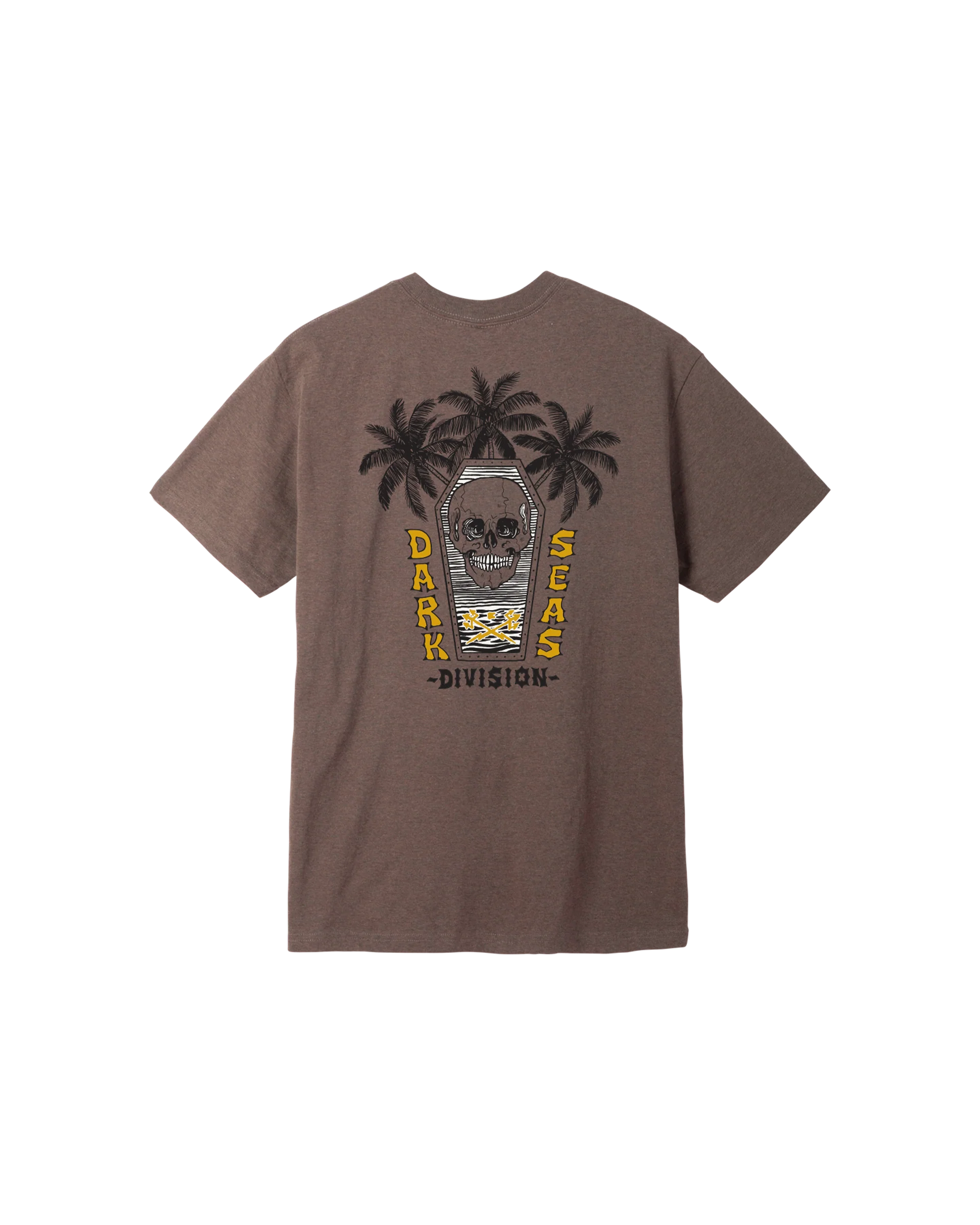 DARK SEAS FOREMOST S/S TEE HEATHER BROWN