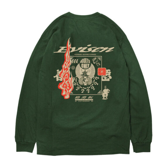 EVISEN NEO ADULTS ONLY L/S TEE FOREST GREEN