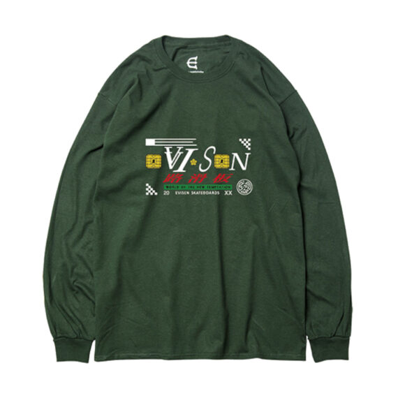 EVISEN GRAND PRIX L/S TEE FOREST GREEN
