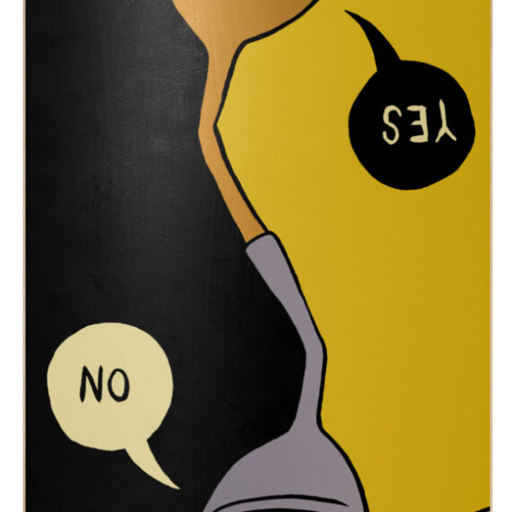 TOY MACHINE YES/NO DECK 8.25