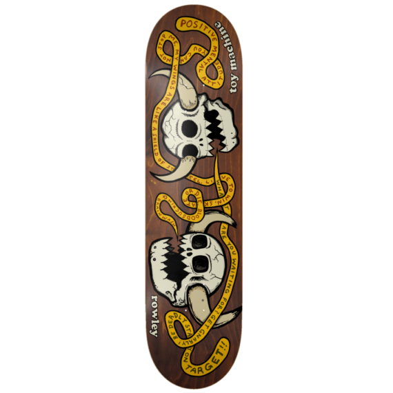 TOY MACHINE ROWLEY SKULLS DECK 8.25