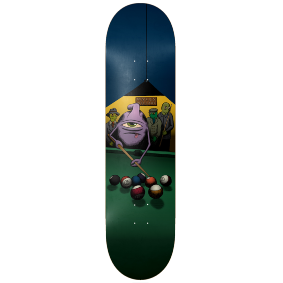 TOY MACHINE WILLARD HUSTLER DECK 8.25