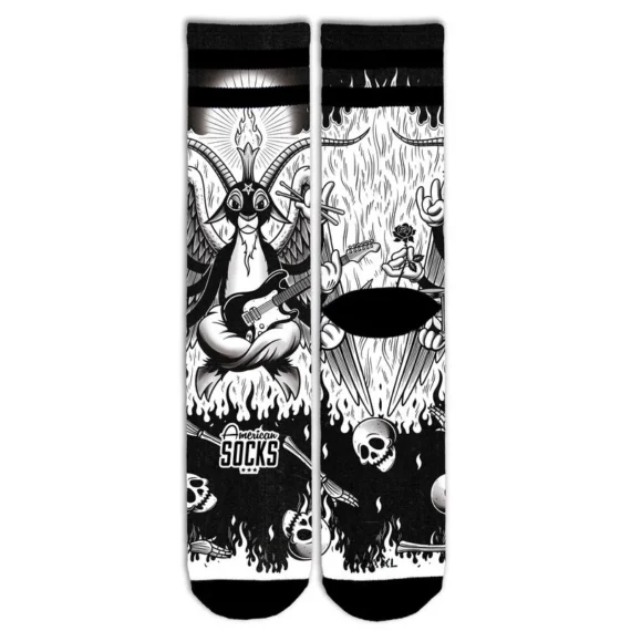 AMERICAN SOCKS BAPHOMET MID HIGH