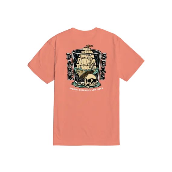 DARK SEAS LIQUOR & LEGENDS S/S TEE CORAL