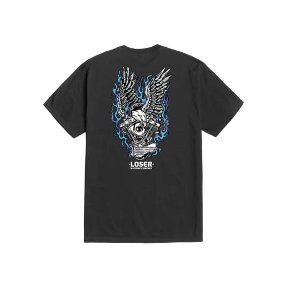 LOSER MACHINE EAGLES NEST S/S TEE BLACK