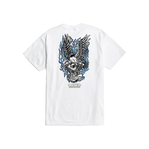 LOSER MACHINE EAGLES NEST S/S TEE WHITE