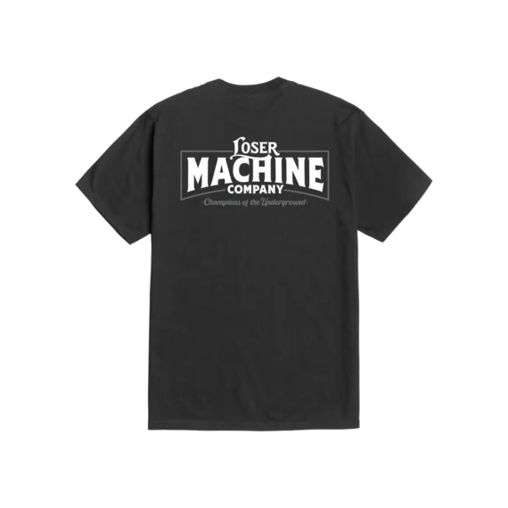 LOSER MACHINE BENCHMARK S/S TEE BLACK