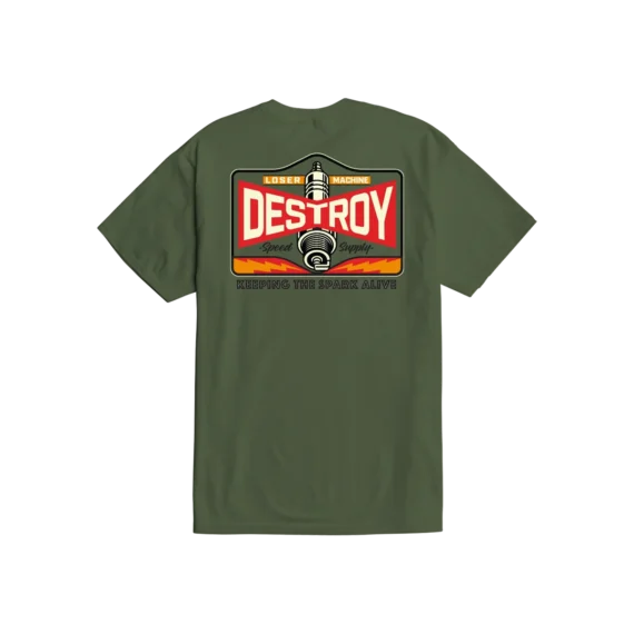 LOSER MACHINE HOT SPARK S/S TEE DESERT GREEN