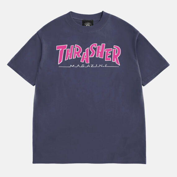 THRASHER PARRA MAG VINTAGE S/S TEE NAVY