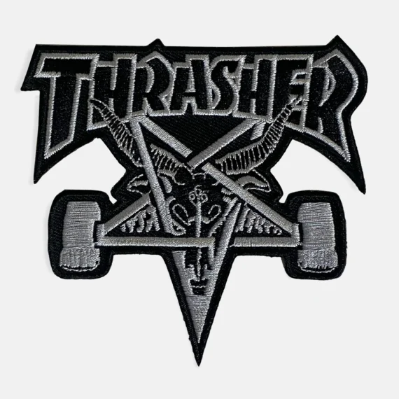 THRASHER SKATE GOAT PATCH BLACK