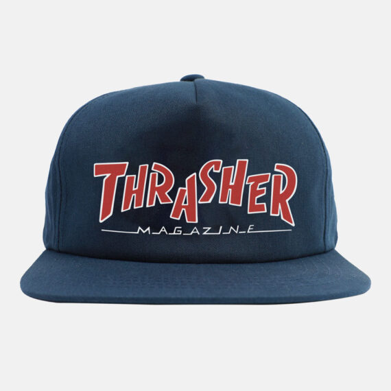THRASHER PARRA MAG SNAPBACK NAVY OS