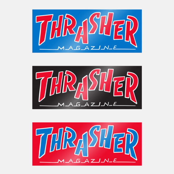 THRASHER PARRA MAG 6" X 2.375" STICKER (25 PACK)