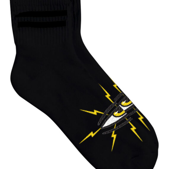 TOY MACHINE LIGHTENING EYE SOCK BLACK OS