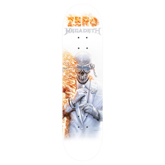 ZERO X MEGADETH WHITE DECK 8.5