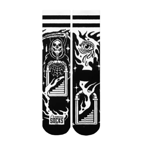 AMERICAN SOCKS DEATH'S DOOR MID HIGH OS