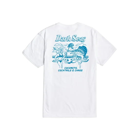 DARK SEAS POOL PARTY PREMIUM S/S TEE WHITE