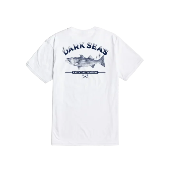 DARK SEAS STRIPED BASS PREMIUM S/S TEE WHITE