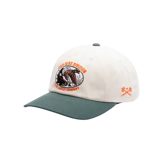 DARK SEAS HARVEST CAP OFF WHITE/GREEN OS