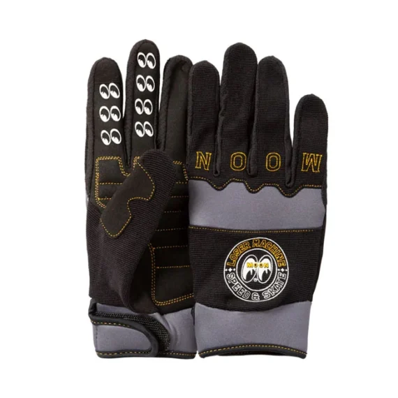 LOSER MACHINE X MOONEYES GOOD LUCK GLOVES BLACK