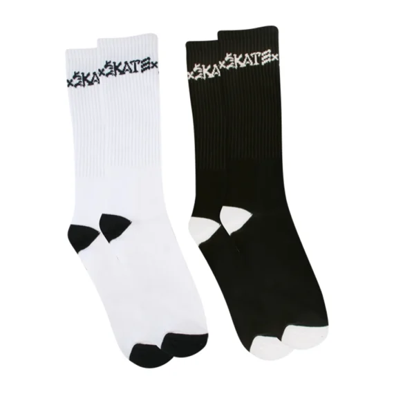 THRASHER SKATE AND DESTROY SOCK OS (2 PACK)